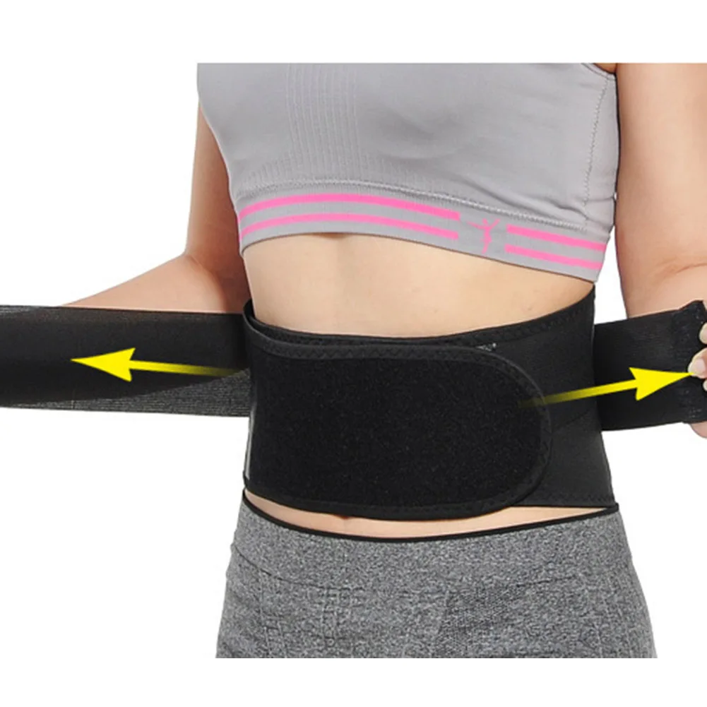 Lumbar Support Adjustable Belt Tourmaline Self-heating Therapy Back Waist Brace Belts Thermal Protection Double Banded | Спорт и