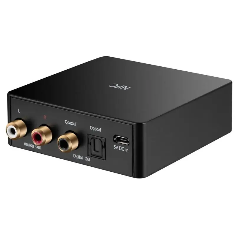 

Audio Receiver Bluetooth 4.0 Automatic Back Connection Audio Receiver Support NFC DAC APTX RCA Optical Coaxial Digital Accessory