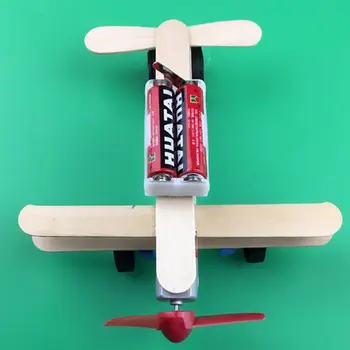 

Children's Technology Small Production DIY Electric Taxiing Aircraft Scientific Experimental Model Kindergarten Primary School T