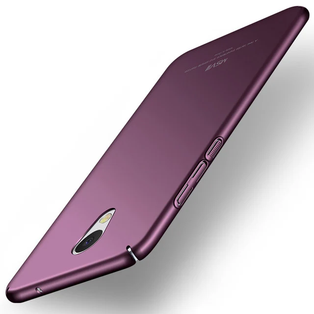 

Original MSVII Luxury Thin Case for Meizu M5 Hard PC Simple/Matte Style Back Cover for Meizu M5 Note Color Protective Shell
