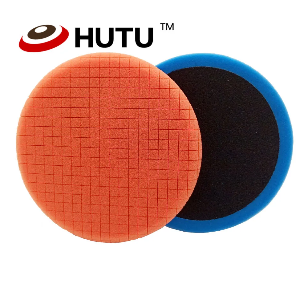 

Polisher Pad 6 Inch Square Pattern Car Polishing Sponge Pad Orange Medium Cutting Foam waxing pad for Auto Car Polisher Tools
