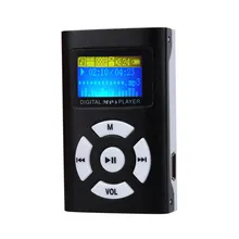 USB мини-usb MP3-плеер с ЖК-экраном портативная Поддержка Hands Free 32 Гб слот для карт Micro SD TF цифровой MP3 музыкальный плеер черный