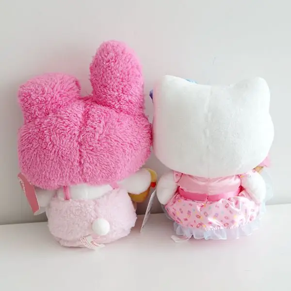 Милый мультфильм My Melody Грипсы желтая утка hello kitty Фартук плюшевая игрушка кошки