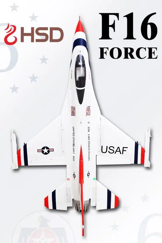 

F16 Fighter 105mm Ptarmigan RC EDF JET Airplane EDF RC Fixed Wing Wingspan 1245mm EPO Airplane PNP/ARF/KIT