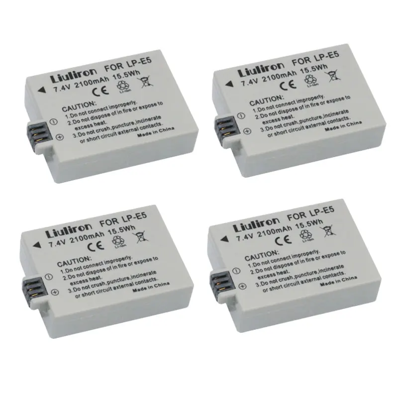 

2100mAh LP-E5 LPE5 LP E5 Camera Li-ion Battery for Canon EOS Rebel XS,Rebel T1i,Rebel XSi,1000D,500D,450D,Kiss X3,X2,F