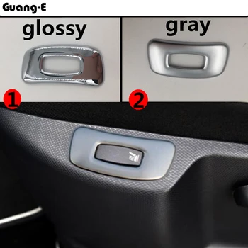 

Car Styling Chrome ABS Seat Adjustment Knob Button Switch Trim Parts Frame Lamp Hoods 1pcs For Renault Captur 2015 2016 2017