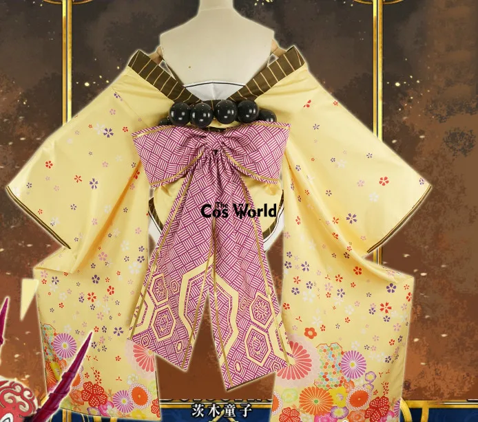 FGO Ibaraki Doji Fate Grand Order топ-платье кимоно юката униформа наряд аниме костюмы для косплея