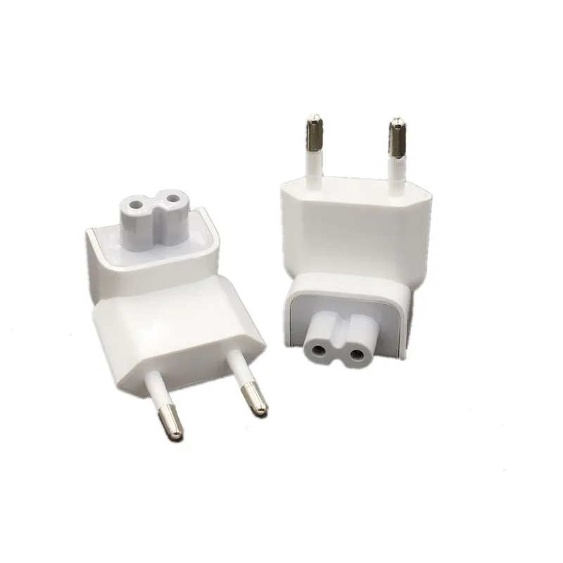 

Euro Pin Plug AC Duck Head Power Charger EU Wall AC Plug Adapter For Apple MacBook Pro Air iPad Electrical Europa Duck Head
