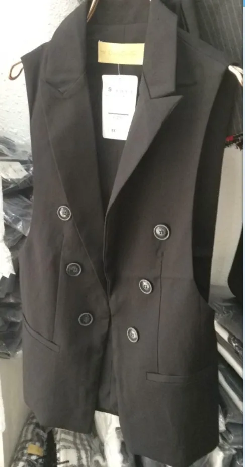 Cheap button vests