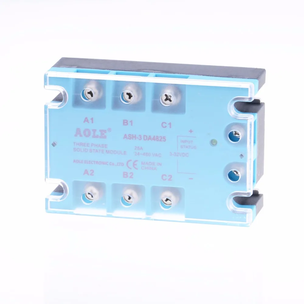 

SSR Relays TSR-25DA 25A/480VAC DC control AC Three Phase Solid State Relay FREE SHIPPING
