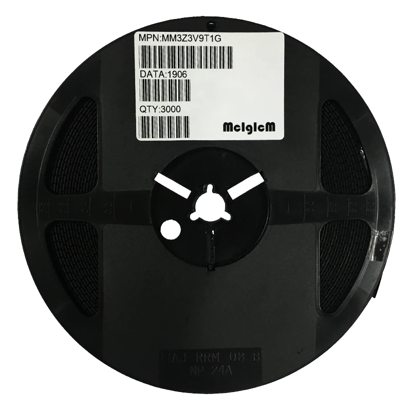 

MCIGICM MM3Z3V9T1G Zener Diode 3.9V 300mW Surface Mount SOD-323 MM3Z3V9