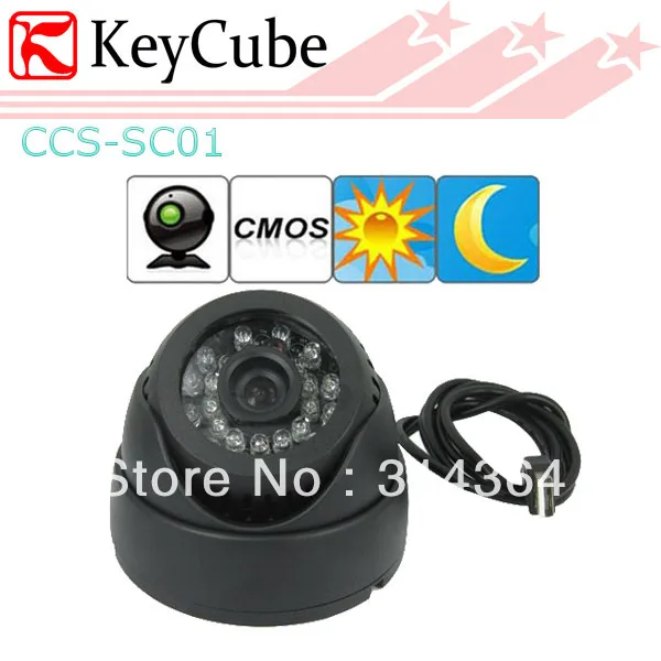 

24 LED IR Color CMOS Loop Recording CCTV Security Save Dome Camera