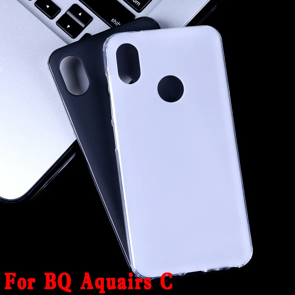 

For BQ Aquaris C Case Black Soft TPU Silicone Phone Case for BQ Aquaris C Cover Fundas Back Shell