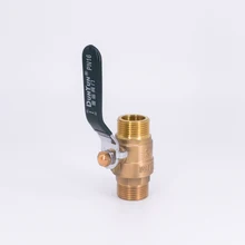 DN20 G 3/" BSP Мужской латунь шаровой клапан вода газ масла Порты и разъёмы Размер 15 мм с зеленой ручкой