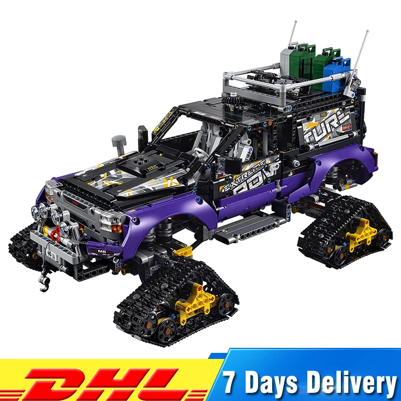 

Lepin 20057 2050Pcs Technic Mechanical The Ultimate Extreme Adventure Car Building Compatible LegoINGlys 42069 Blocks Bricks Toy