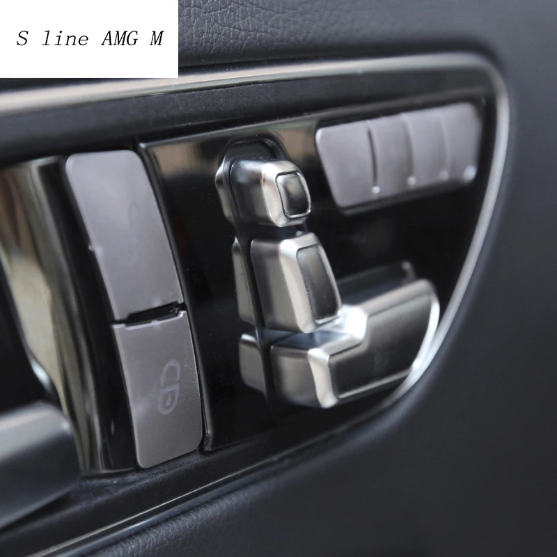 Car Styling Seat Adjust Button Switch Cover For Mercedes Benz W204 W205 W212 W218 X204 X166 C E GLK