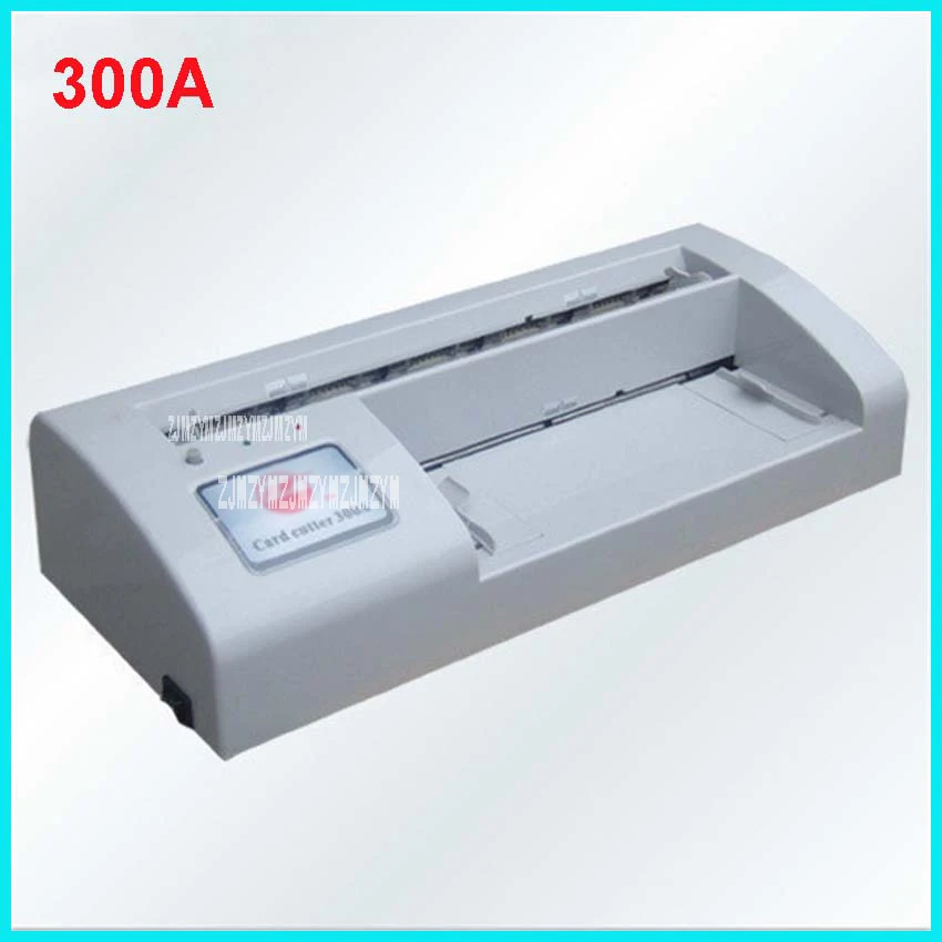 300A Automatic Business A4 Paper Car Machine Name Cutter,110V and 220V Cutting Machine Cutter