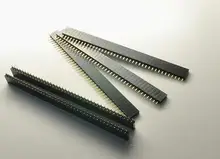 20 шт 2,54 мм 40 Pin прямой женский однорядные контактный разъем полосы PCB разъёма