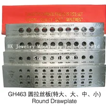 Горячая ювелирные инструменты круглой формы карбида вольфрама отверстие размер 2,70-5,00 мм