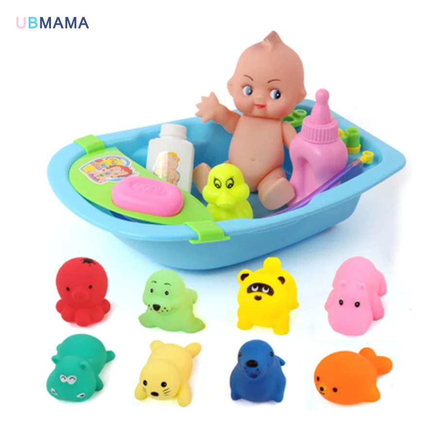 Plastic+glue Water spray playing with water toys Combination of small