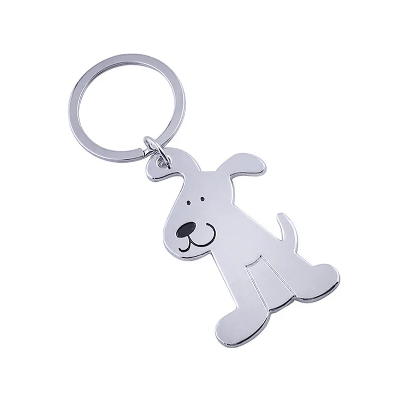 novelty items creative dog keychain lovely metal animal key chains