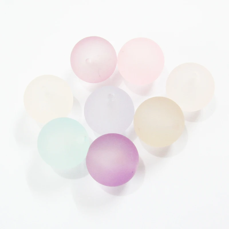 

Wholesale 20mm 100pcs/lot Transparent Acylic Imitation Rubber Beads
