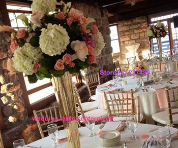 

New mental flower pot/wedding flower vase with meab /centerpiece/Roman column road leads floral bottle furnishing articles
