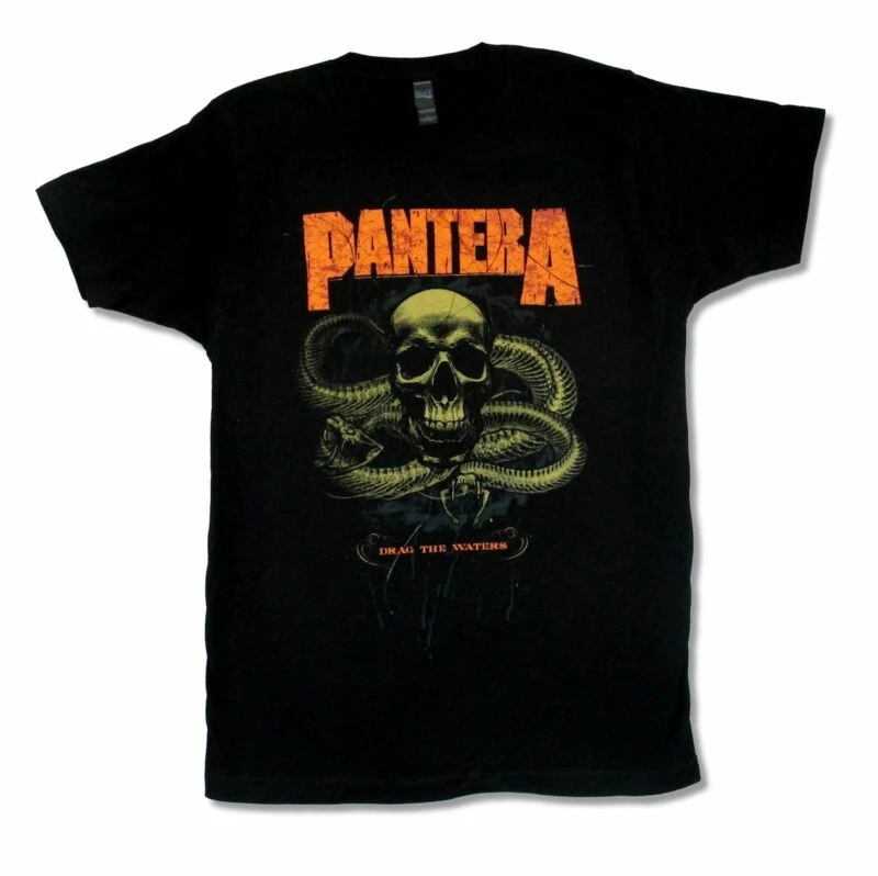 

PANTERA DRAG THE WATERS BLACK T-SHIRT NEW ADULT METAL BAND MUSIC