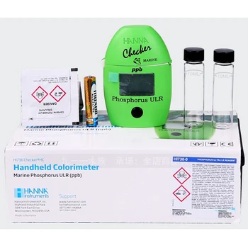 

HANNA HI736 ULR Phosphate Tester Contains 25 test packs to test phosphate PO4 concentration in seawater