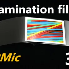 " Глянцевая фотоламинирующая пленка, полиэфирная пленка покрыто ЭВА/ПЭТ(ламинирование fim