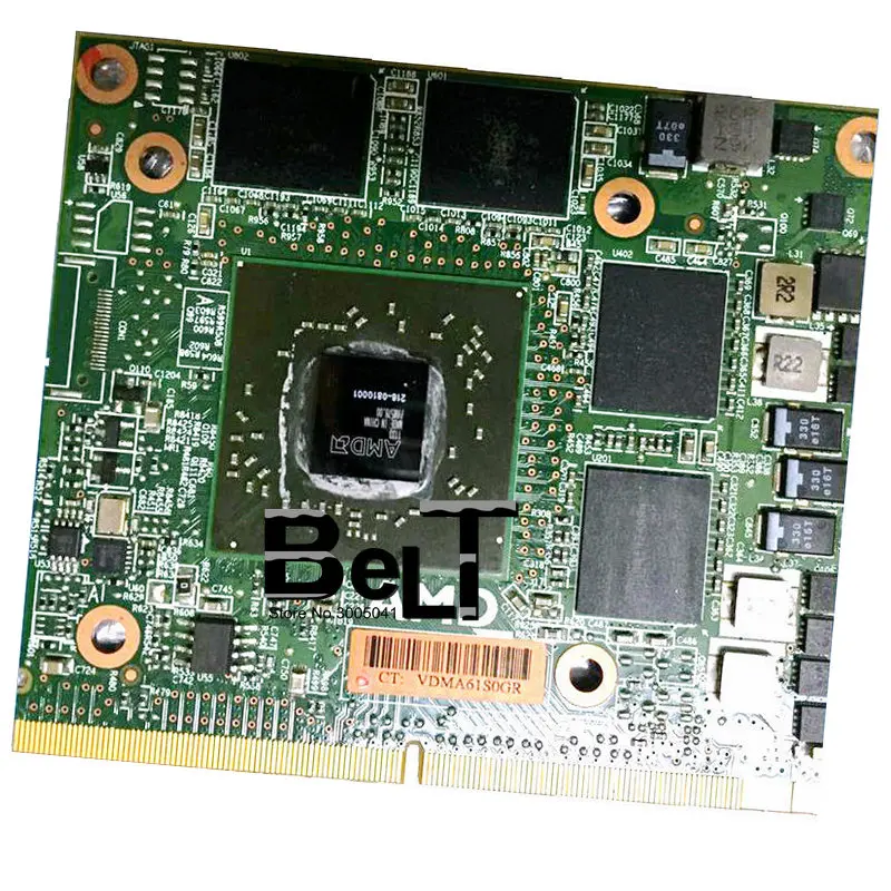 Оригинальная M5950 HD6770M HD 6770M 216 0810001 DDR5 1GB VAG карта для HP 8560W 8760W дисплей|MP4-плееры| |