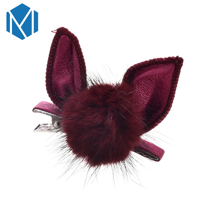 

Fashion Girls Pompon Ball Hairpin Easter Bunny Hair Clips Cat Ears Headwear Hair Ornament Sweet Hairgrip With Faux Fur Ball Clip