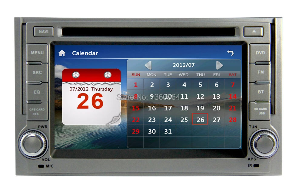 Flash Deal 2 Din 6.2" Car DVD Player for Hyundai H1 Grand Starex with GPS Navigation Bluetooth Radio Head unit ATV USB/SD 3G host +Free map 2