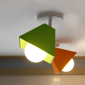 

Modern simple single head small desk lamp creative personality living room dining room ceiling lamp balcony study iron lights