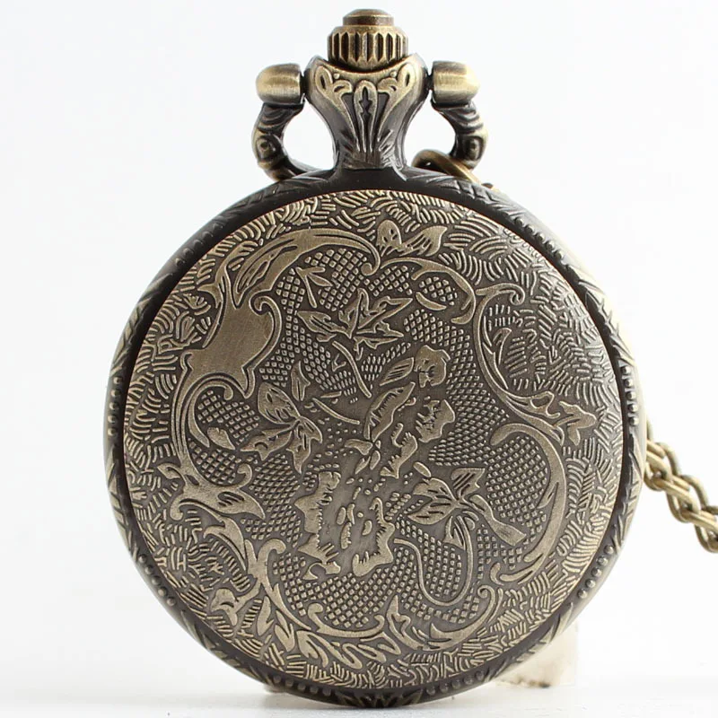 Cartoon-Naruto-Xiao-Guan-Organization-Pocket-Watch-Necklace-Vintage-Bronze-Pendant-Women-Fob-Watch-with-Necklace
