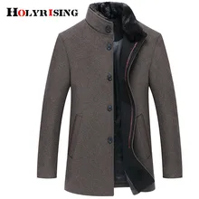 Holyrising, мужские шерстяные пальто, Casaco Masculino Inverno, на одной пуговице, мужское пальто, ветрозащитная Мужская одежда, тонкие пальто для мужчин, 18519-5