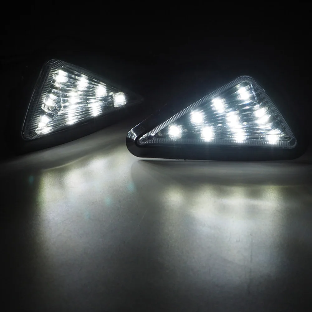 

2PCS Fairing Turn Signal Lamp Motorcycle Front Change Direction Led Universal Piranhas