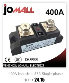 SSR-200A промышленный SSR 200A вход 3-32VDC; выход 24-680VAC промышленный ssr реле 200a