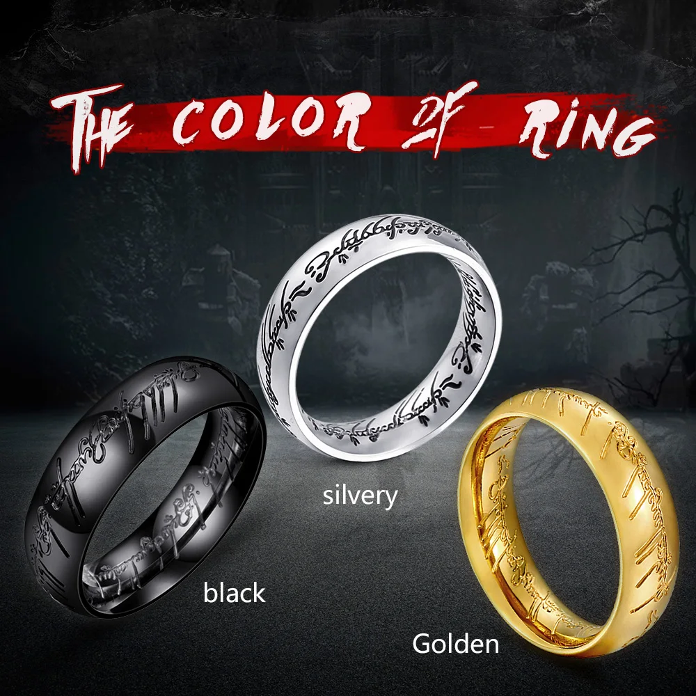 

steel soldier stainless steel The Lord of the Rings fashion men ring popular exqusite jewelry