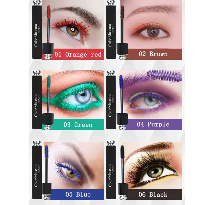 

Colorful Mascara Volume Express False Eyelashes Make Up Multicolor Mascara Waterproof Cosmetics Eyes Makeup