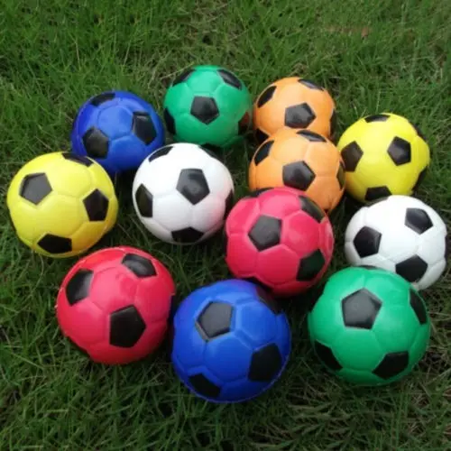 

Hand Massager Football Ball Exercise Soft Elastic Squeeze Stress Reliever Balls Colorful Massage Tool