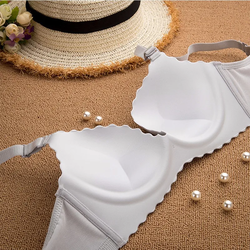 Deruilady Fahion Bra Seamless Wire Free Push Up Bra Smooth Thin Style Underwear Women Sexy Lingerie Health Solid Bras for Women Deruilady Fahion Bra Seamless Wire Free Push Up Bra Smooth Thin Style Underwear Women Sexy Lingerie Health Solid Bras for Women