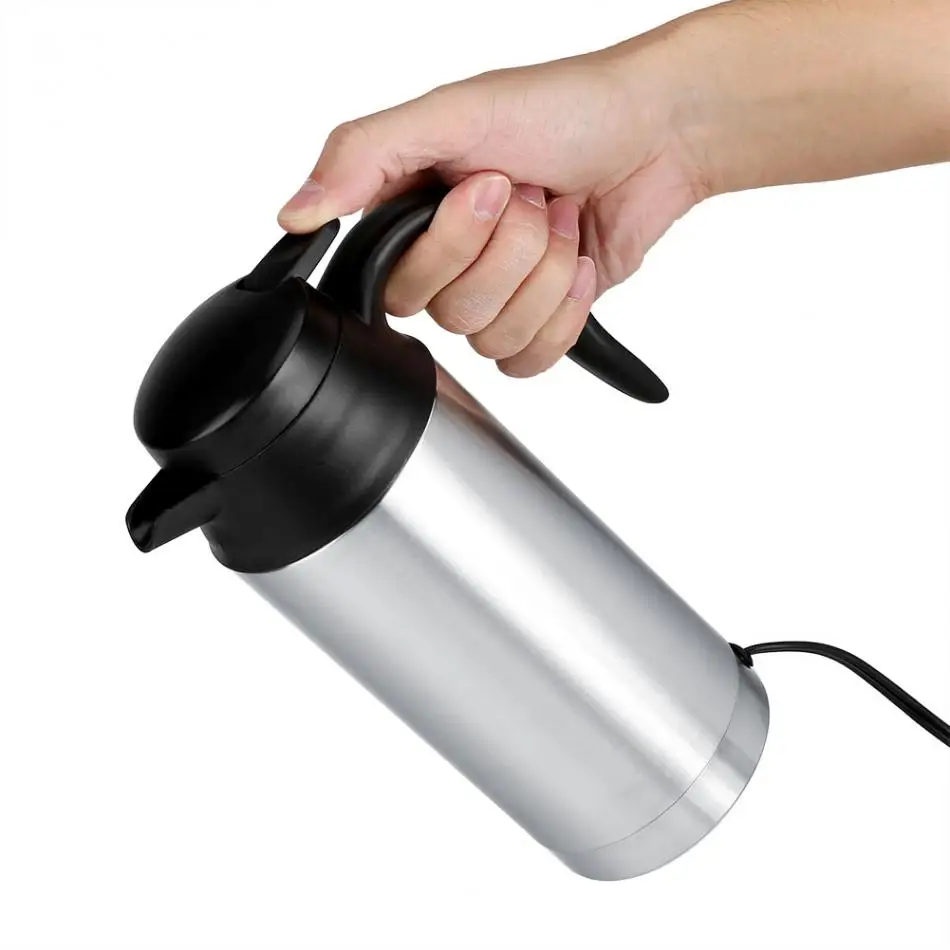 

750ML Car Heating Cup Electric Kettle Mug Auto Heating Cup Cars Thermal Heater Cups Temperature Coffee Tea Water Bottle