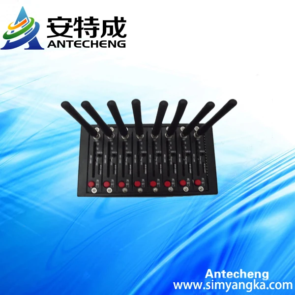 wavecom 8 port wireless gsm modem Pool Q2406 with TCP IP voice and data record
