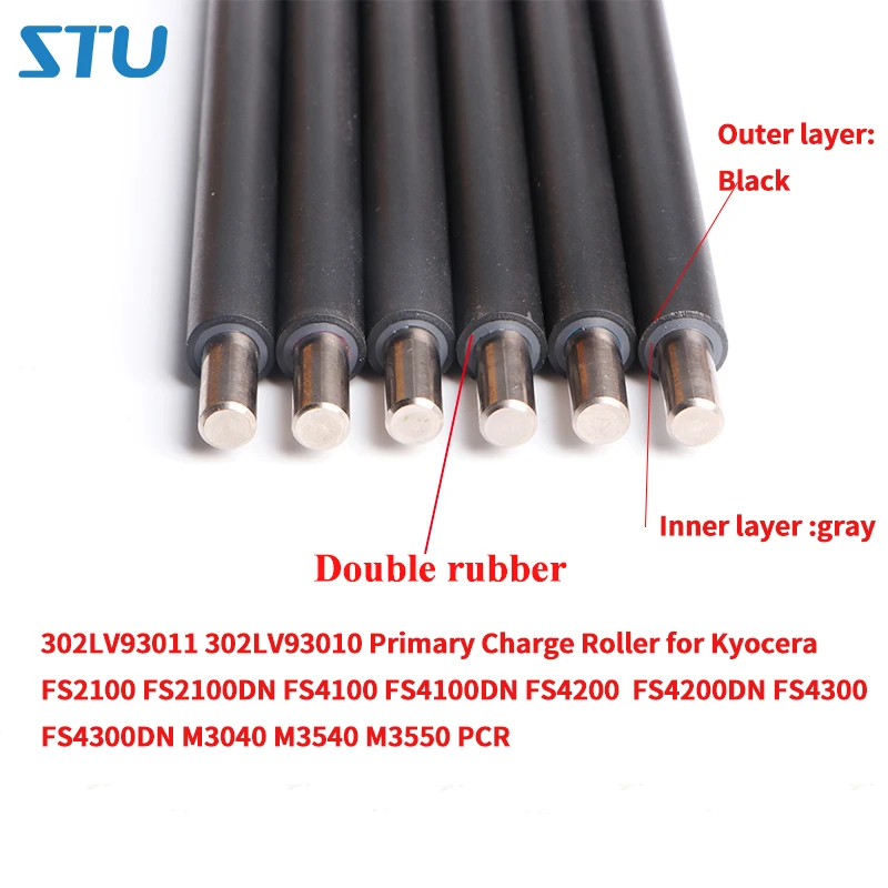 

5PCS 302LV93011 302LV93010 Primary Charge Roller for Kyocera FS2100 FS2100DN FS4100 FS4200 FS4300 M3040 M3540 M3550 FS4100DN PCR