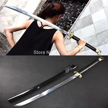 

Hand/Forge WUSHU Broadsword Sword Katana WuShu Da Dao High Manganese Steel Blade Sharp For Battle Cut Bambo