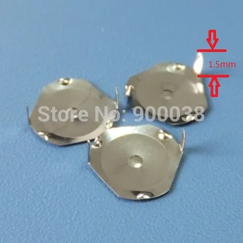 

200pcs 9.0mm Diameter triangle tactile metal domes 2 legs 350 g force snap dome switch 1.5mm Height