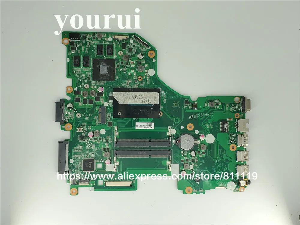 Для Acer Aspire E5-573 E5-573G материнская плата для ноутбука 3556 CPU DA0ZRTMB6D0 | Компьютеры и офис