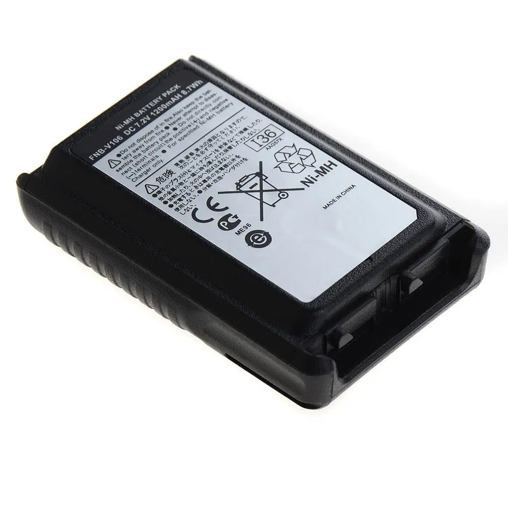 Fnb-V106 Ni-MH аккумулятор 1200Mah для Yaesu Vertex standard Vx-231 Vx-230