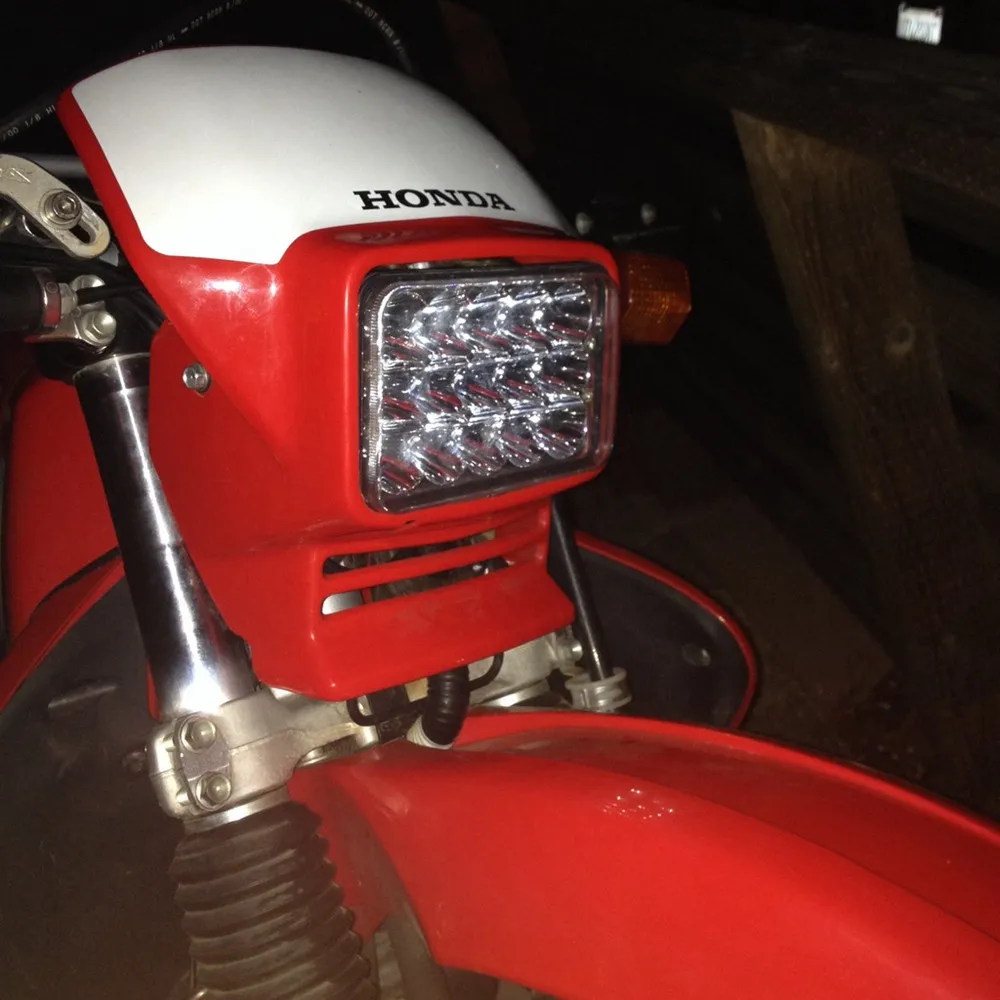 LED Conversion Projector Headlights Lamp For Honda XR250 XR400 XR650